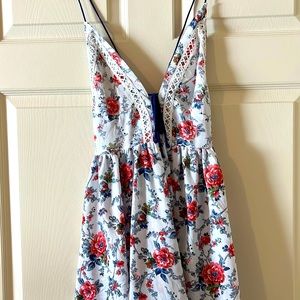 Floral spaghetti strap dress